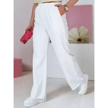 Dámské kalhoty Dámské kalhoty DSTREET DRESLINA UY2693 BÍLÁ unisize