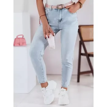 Dámské džíny Dámské kalhoty DSTREET UY2346 SVĚTLE MODRÁ L