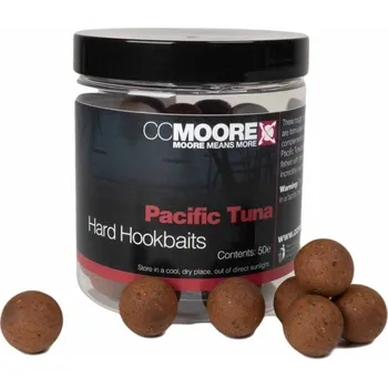 Návnadová surovina CC MOORE - Tvrzené boilie Hard Hookbaits Pacific Tuna 18 mm 35 ks