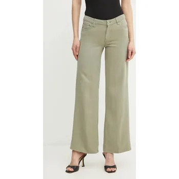 Dámské kalhoty Kalhoty Guess W4GA96.WDP85 zelená 91X, vel. 27/32