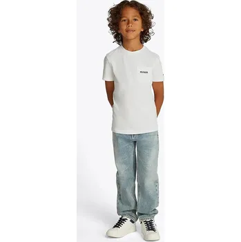 Dívčí oblečení Dětské tričko Tommy Hilfiger KB0KB09534.128.176.PPYA bílá 00X, vel. 152