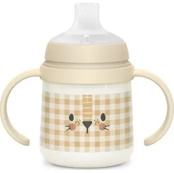 SUAVINEX Den & Noc První láhev s oušky Krémový lev