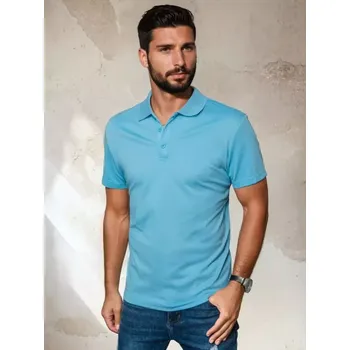 Pánské tričko Pánské polo triko DSTREET PX0552 MODRÁ XXL