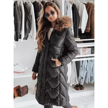 Dámský kabát Dámský kabát DSTREET TY4778 ČERNÁ S