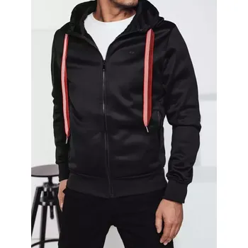 Pánské oblečení Pánská mikina DSTREET bx5858 ČERNÁ XXL