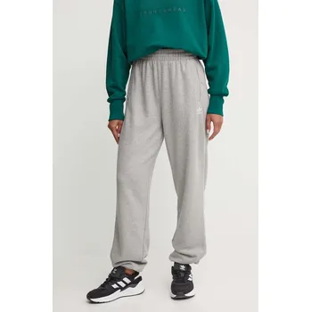 Bavlněné tepláky adidas Originals Essential IY4988 šedá 90X, vel. M
