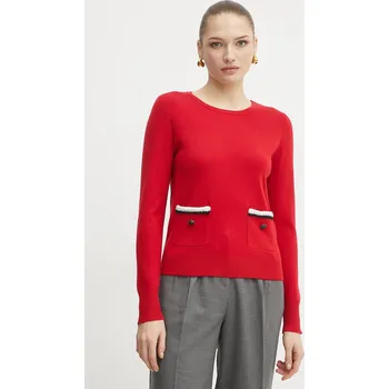 Dámský svetr Svetr Morgan MGALON červená 33X, vel. XS