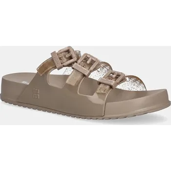 Dámské pantofle Pantofle Melissa MELISSA COZY STRIPES AD dámské, béžová barva, M 35943 BC940 M.35943.BC940 80X, EUR 40