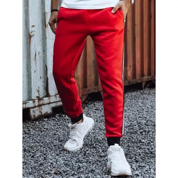 Pánské tepláky DSTREET ux4421 ČERVENÁ XL