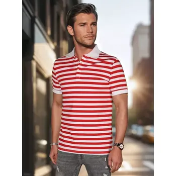 Pánské tričko Pánské triko s límečkem DSTREET PX0643 BÍLÁ XXL