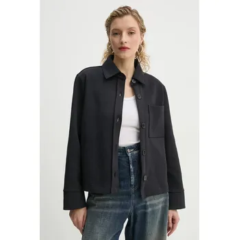 Dámská košile Košile Marc O'Polo dámská, tmavomodrá barva, relaxed, s klasickým límcem, 500300258005 59X, vel. L