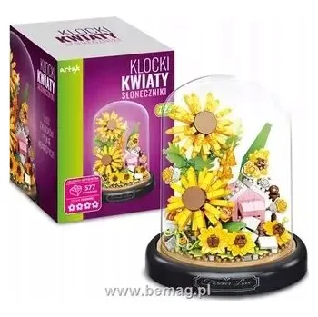 ostatní stavebnice STAVEBNICE KVĚTINY SLUNEČNICE POD KOPULÍ ARTYK 143281