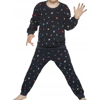 Chlapecké pyžamo Cornette pyžamo modré velikost 152