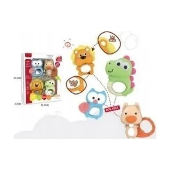 Chrastítko zvířátko 4ks /Madej