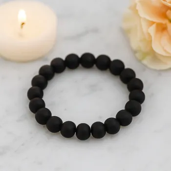 Náramek Náramek achát 8mm -23-41