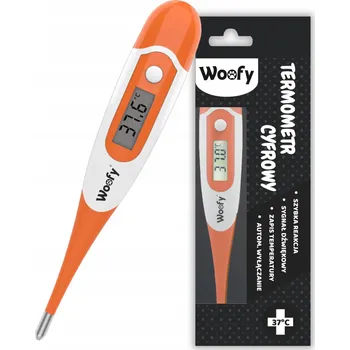 Domácí teploměr VETERINÁRNÍ DIGITÁLNÍ TEPLOMĚR S FLEXIBILNÍ SONDOU PRO ZVÍŘATA PSA KOČKU