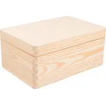 Firemní dárek - Dřevěný box s víkem 30 x 20 x 14 cm