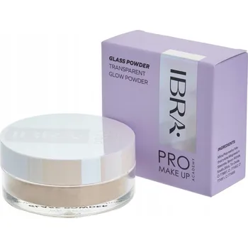 Pudr IBRA Makeup Glass Powder Rozjasňující pudr Transparentní 5 g
