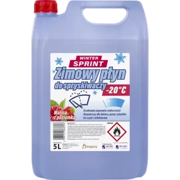 Nemrznoucí směs do chladiče Parys Zimní kapalina do ostřikovačů -20°C, malina s lesní jahodou 5L