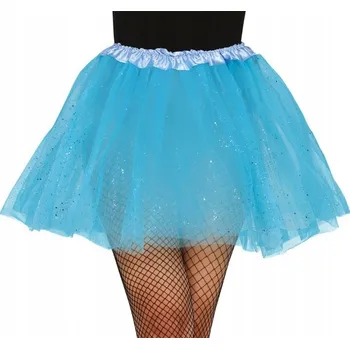 Dámská sukně TYL TYLOVÁ SUKNĚ 40 CM S ČÁSTKAMI VÍLÍ BALERÍNKA DISCO SUKNĚ