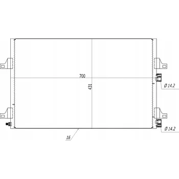 Výparník klimatizace Hart 619 068 Kondenzátor klimatizace