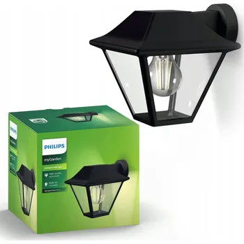 Venkovní osvětlení Venkovní nástěnné svítidlo Philips černé E27 60 W
