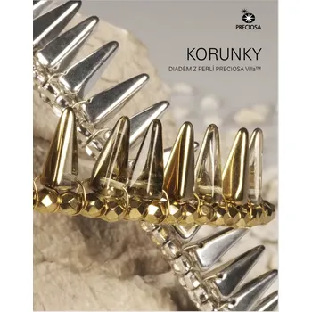 Dětské navlékací korálky KORÁLKOVÁ STAVEBNICE - KORUNKY - Čelenka do vlasů (1ks) (DIADÉM Z PERLÍ PRECIOSA Villa™)