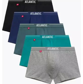 Boxerky Pánské boxerky ATLANTIC 5-PACK velikost S vícebarevné