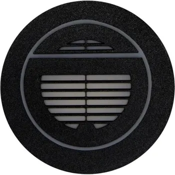 Příslušenství pro vzduchotechniku Klapka s mřížkou KPKM 125 KG černá