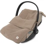 Jollein Fusak do autosedačky Cloudy Rib Milky Coffee