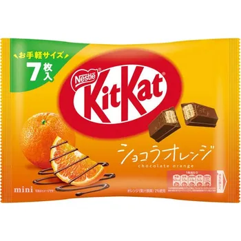 Kit Kat 7 čokoládových mini tyčinek s příchutí pomeranče 81,2 g