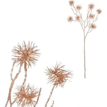 Autronic Bodlák - umělá větev, barva zlatá, sada 4 ks