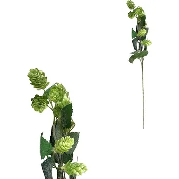 umělá květina Autronic Chmel - umělá větev, barva zelená, sada 24 ks