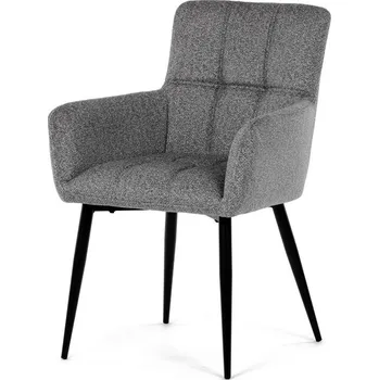 Jídelní židle Autronic Jídelní židle, šedá, látka, DCH-P3146 SIL2