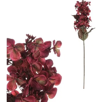 umělá květina Autronic Hortenzie latnatá - umělá řezaná, červená, sada 4 ks