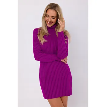 Dámské šaty Ležérní pletené midi šaty MOE , velikost S/M