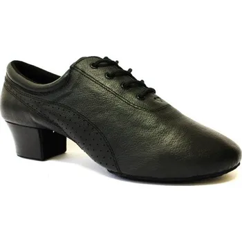 Dámské lodičky HDS Henzély | Pánské taneční boty na latinu HDS PLA002 černá Natur - V kůže podpatek 3,5cm - 24,5