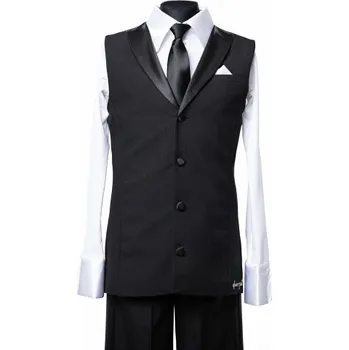 Pánská vesta Vesta pánská na ST dlouhá s klopou - 44