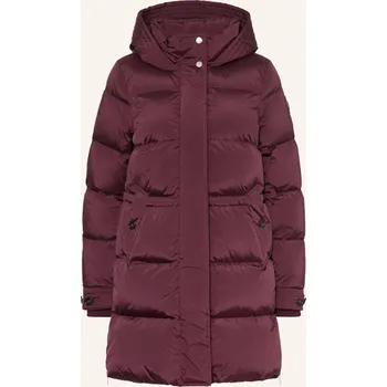 Woolrich Dámská Peřová Bunda Alsea, tmavě červená, 38