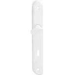 Dveřní kování ACT Viola (bílá), klika-klika, Otvor pro obyčejný klíč BB, AC-T BÍLÁ, 72 mm