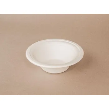 Jednorázové nádobí Bio miska z cukrové třtiny 340 ml