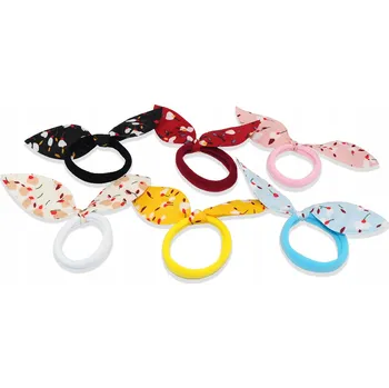 Jedna gumička do vlasů beze spoje, vícebarevná 1 ks