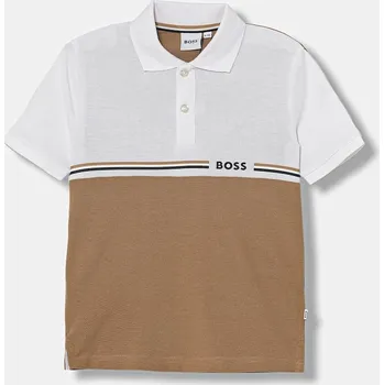 Dětská móda Dětské polo tričko BOSS J52339.114.150 hnědá 84X, vel. 114