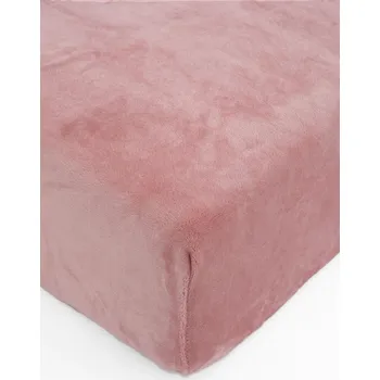 Prostěradlo Prostěradlo mikroplyš Deluxe 140 × 200 cm – starorůžové