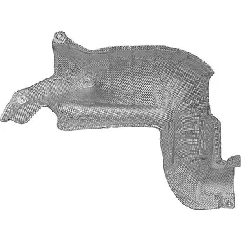 Kryt výfuku střední