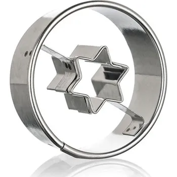 Vykrajovátko VETRO PLUS Vykrajovátko kolečko hladké s hvězdou CULINARIA, 4x1,6 cm