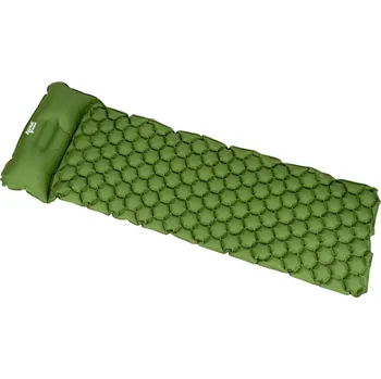 Karimatka Acra Karimatka L140CL nafukovací s polštářkem, zelená, 5cm
