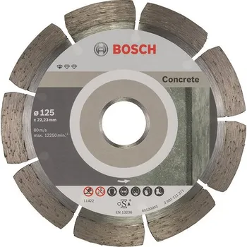 Příslušenství k brusce BOSCH Diamantový dělicí kotouč Standard for Concrete 125 x 22,23 x 1,6 x 10 mm 2.608.603.240