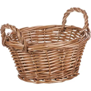 Nákupní košík Autronic Koš proutěný - aranžovací, vel. S, barva přírodní, sada 8 ks