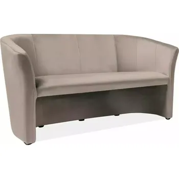 Nábytek Signal Sametová pohovka TM-3, Bluvel 40 - tmavě béžová,